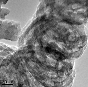 Nanospring-TEM Micrograph