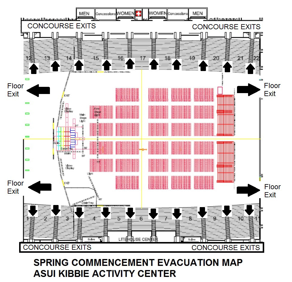 Kibbie Dome Seating Chart