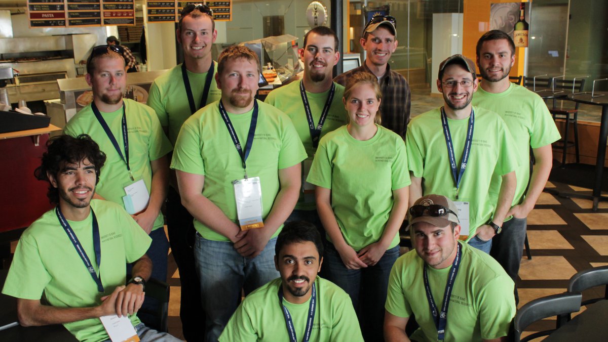 Group of CNR students on their way to a conference.