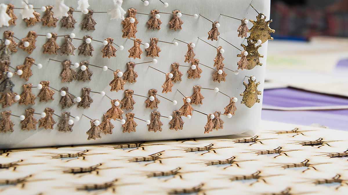 3-D printed aphids 3-D printed aphids