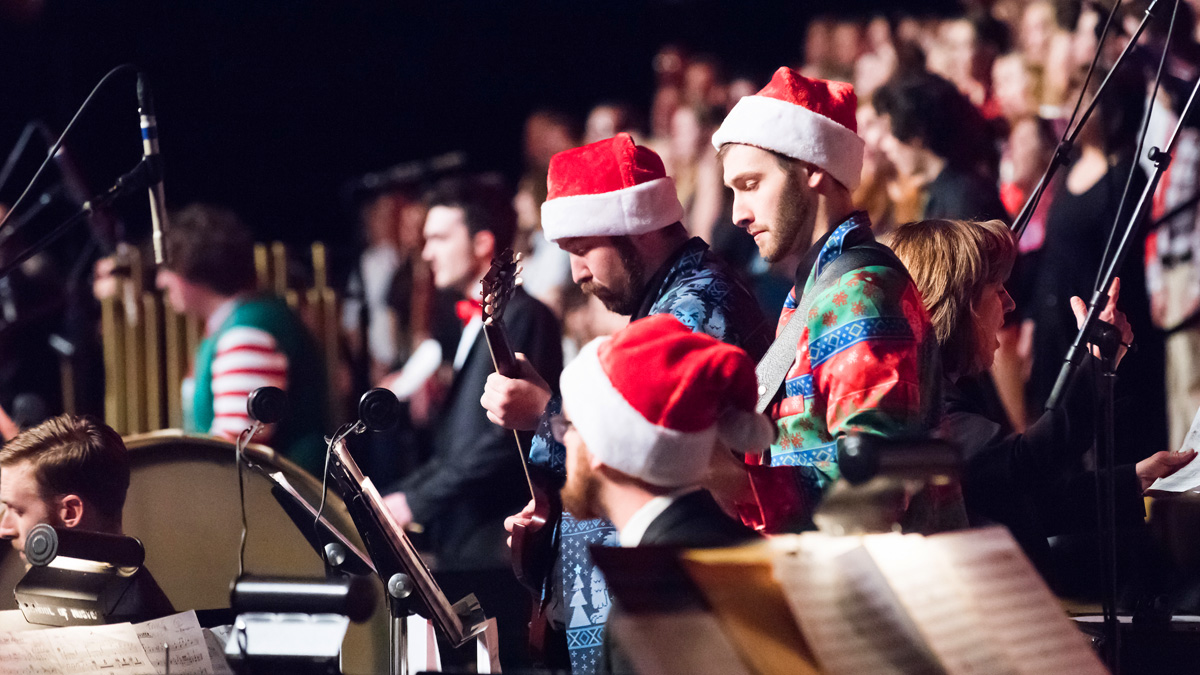 The holiday concert