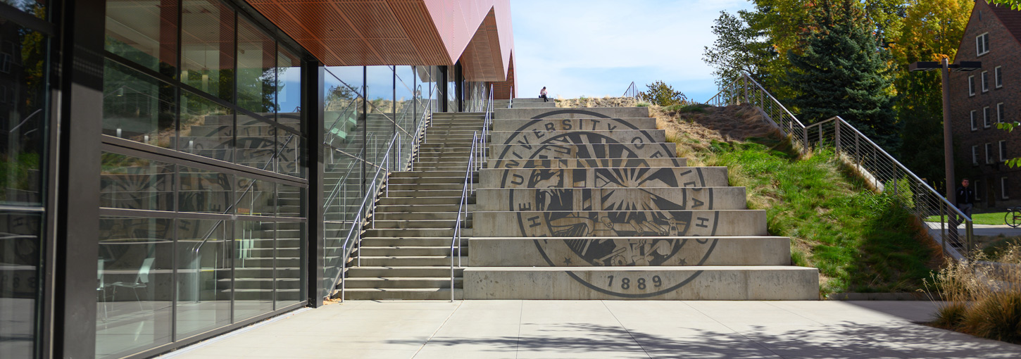 The steps outside of the IRIC building.