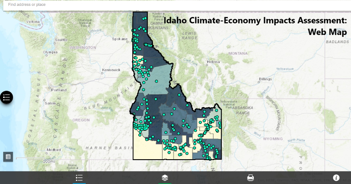 Idaho land-based data