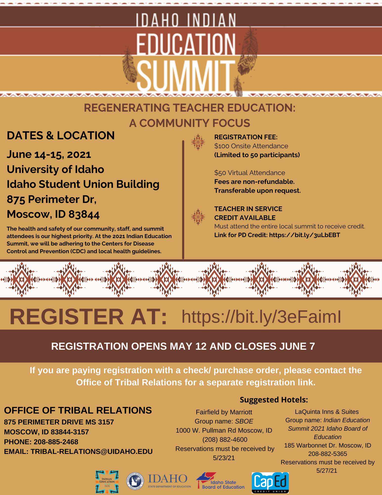 Idaho Indian Education Summit Flyer