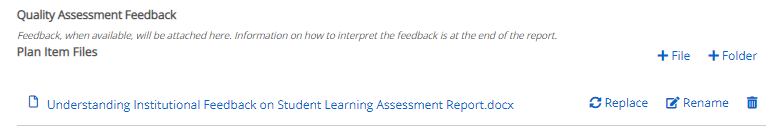 Figure 1: Quality Assessment Feedback
