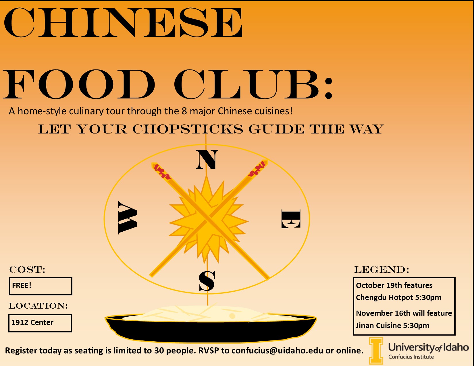 Chinese food Club poster