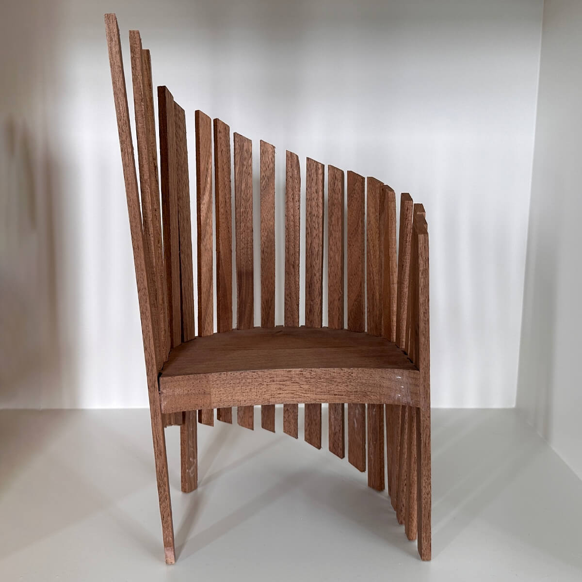 Student wooden chair design 