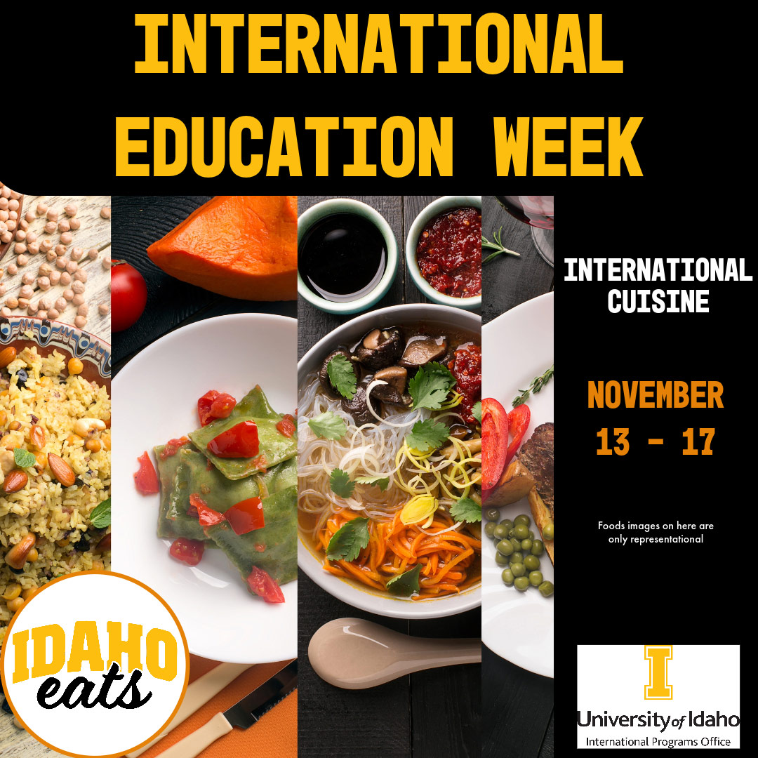 Featured are different types of dishes from all over the world that the eatery will be serving on International Education Week.