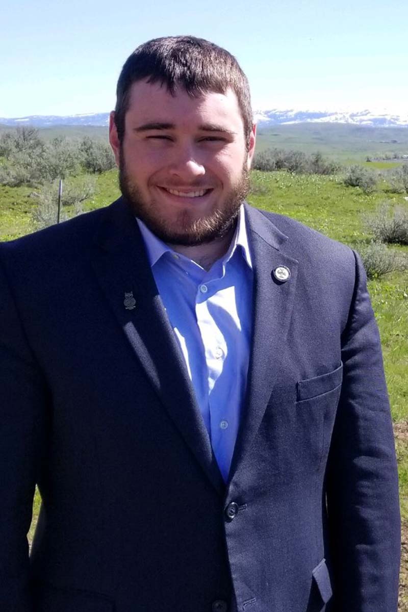 Ryan Kindall pursues a career in agricultural education after being inspired by ambassadors in the University of Idaho’s College of Agricultural and Life Sciences.