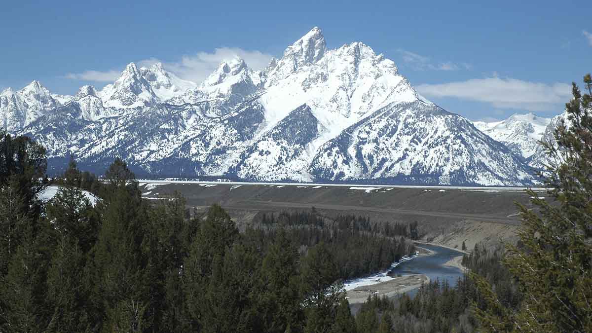 Tetons, Jackson reservoir, uppersnake