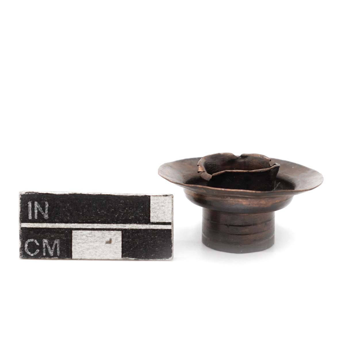 Opium pipe bowl connector, metal.