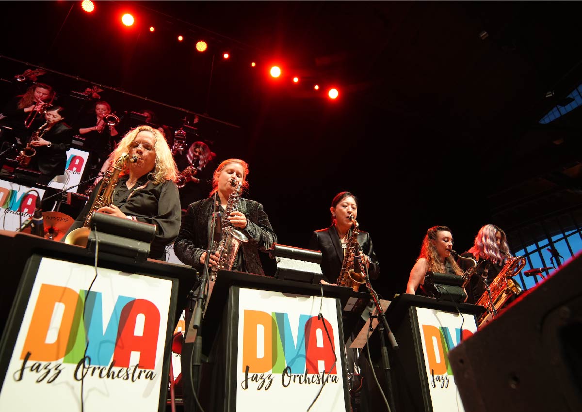 DIVA Jazz Orchestra performs at the 2023 LHJF