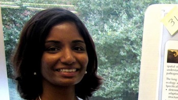 Pavitra Roychoudhury, 2012 Student Research Expo Participant
