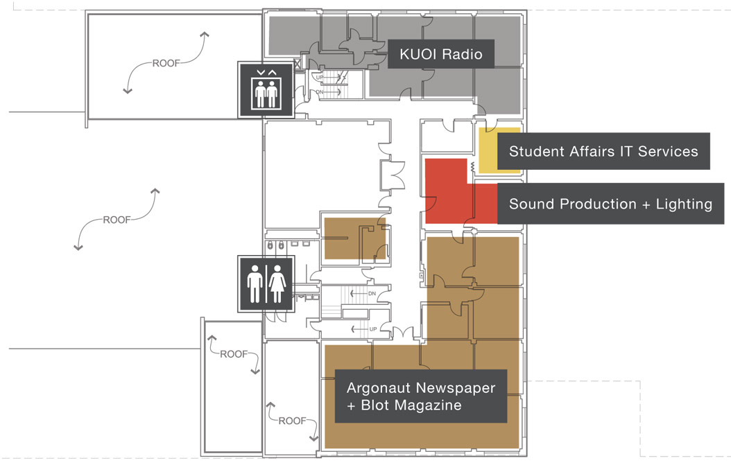 Bruce M Pitman Center Third Floor Map