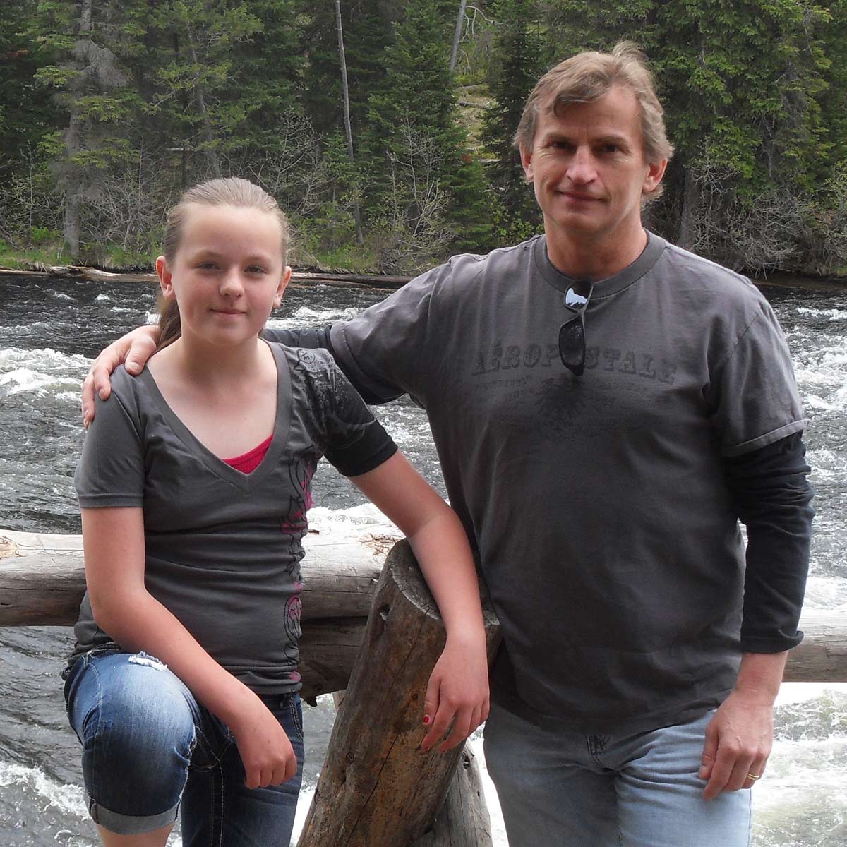 Bob Gomez with daughter Bailee.