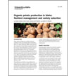 Organic Potato Production in Idaho: Nutrient Management and Variety Selection