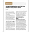 Nitrogen Management in Field Crops with Reference Strips and Crop Sensors