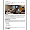 Ensuring Training Effectiveness: Evaluating Good Manufacturing Training