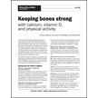 Keeping Bones Strong with Calcium, Vitamin D, and Physical Activity