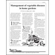 Management of Vegetable Diseases in Home Gardens