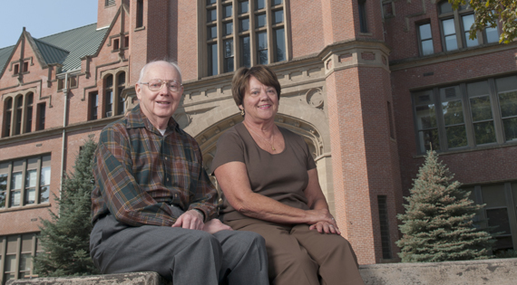 Robert C. Youngstrom ‘57, ‘62, Boise and his sister Mary Youngsgtrom Stunz ‘61, California.