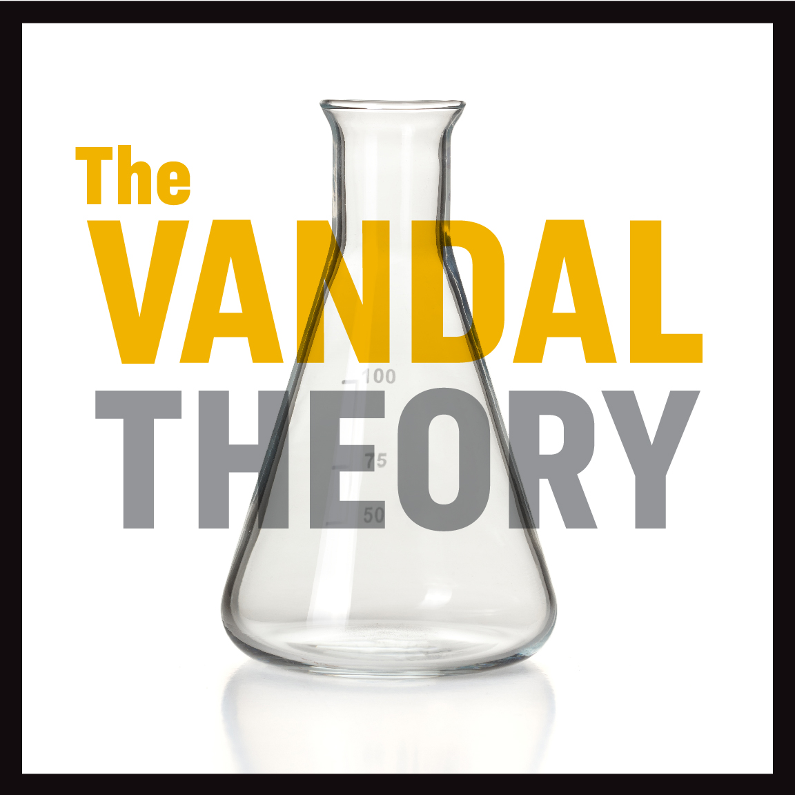The logo for The Vandal Theory podcast.