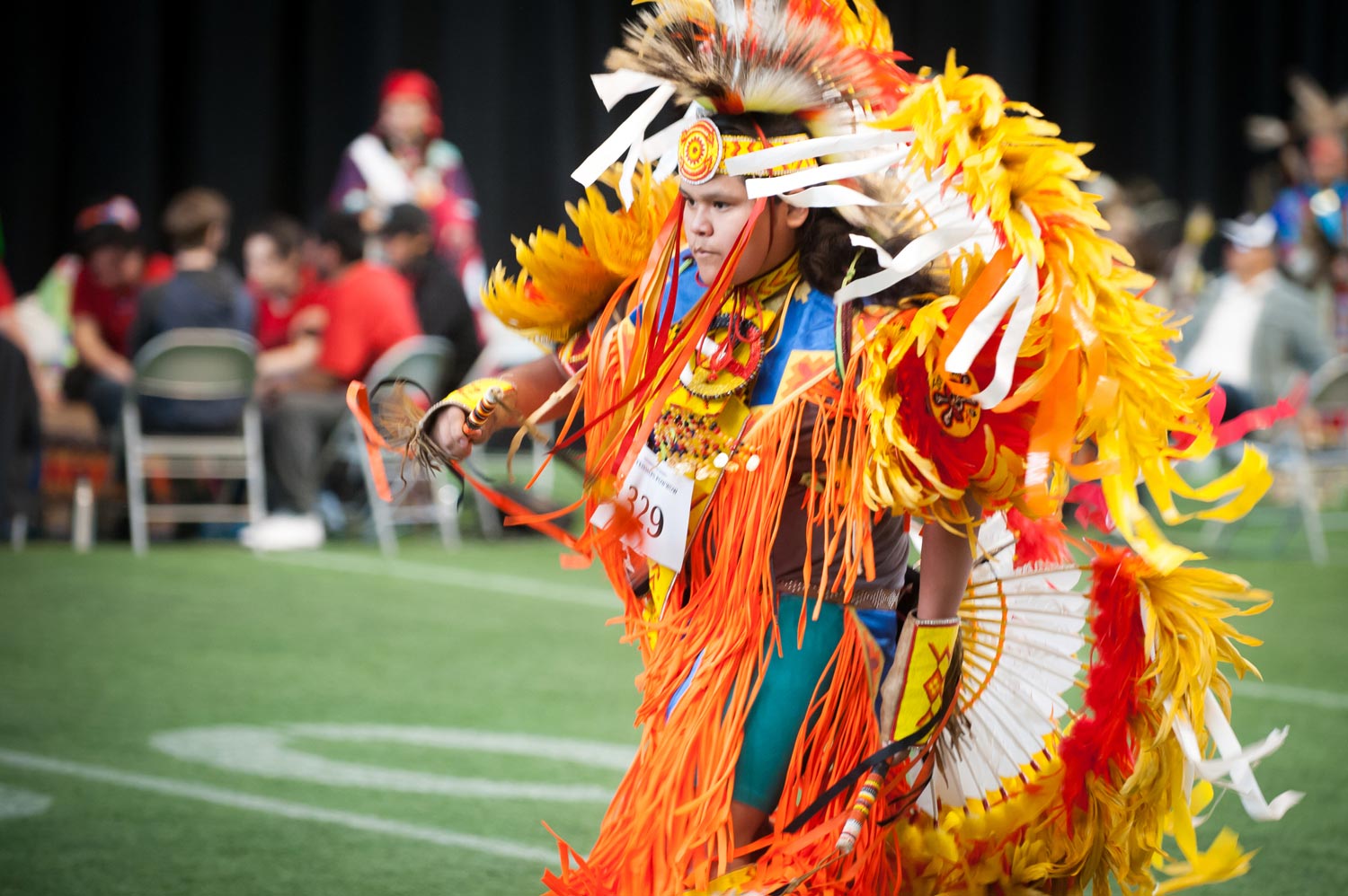 The Native American Pow Wow in the Kibbie Dome