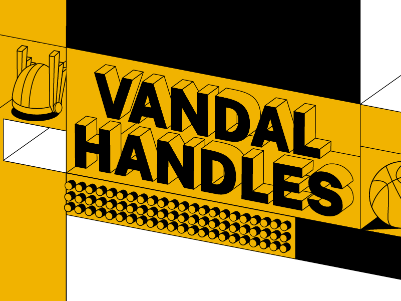 Vandal Handles Court