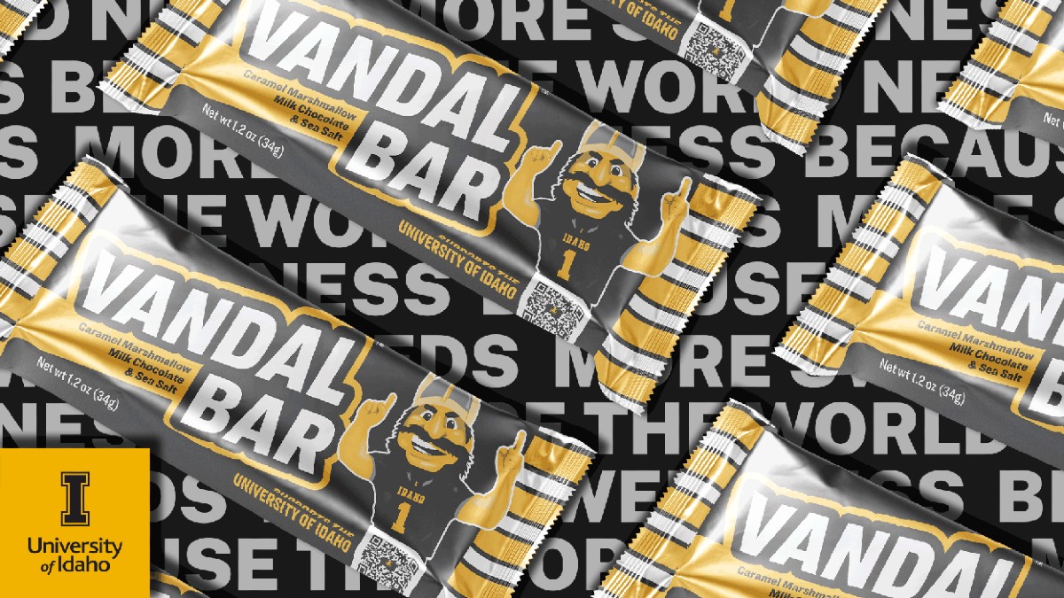 The Vandal Bar over a black background with the tagline "The World Needs More Sweetness"