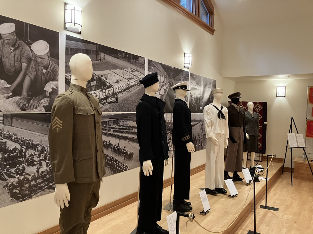 Military Uniform Display