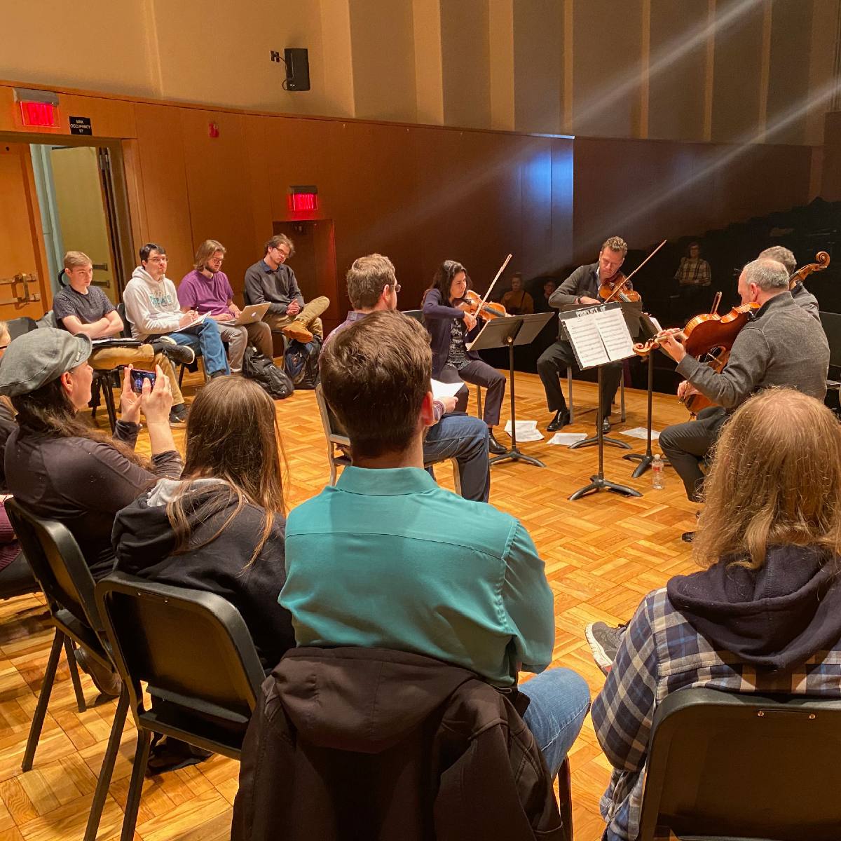 UI Composition Seminar with the Pacifica Quartet