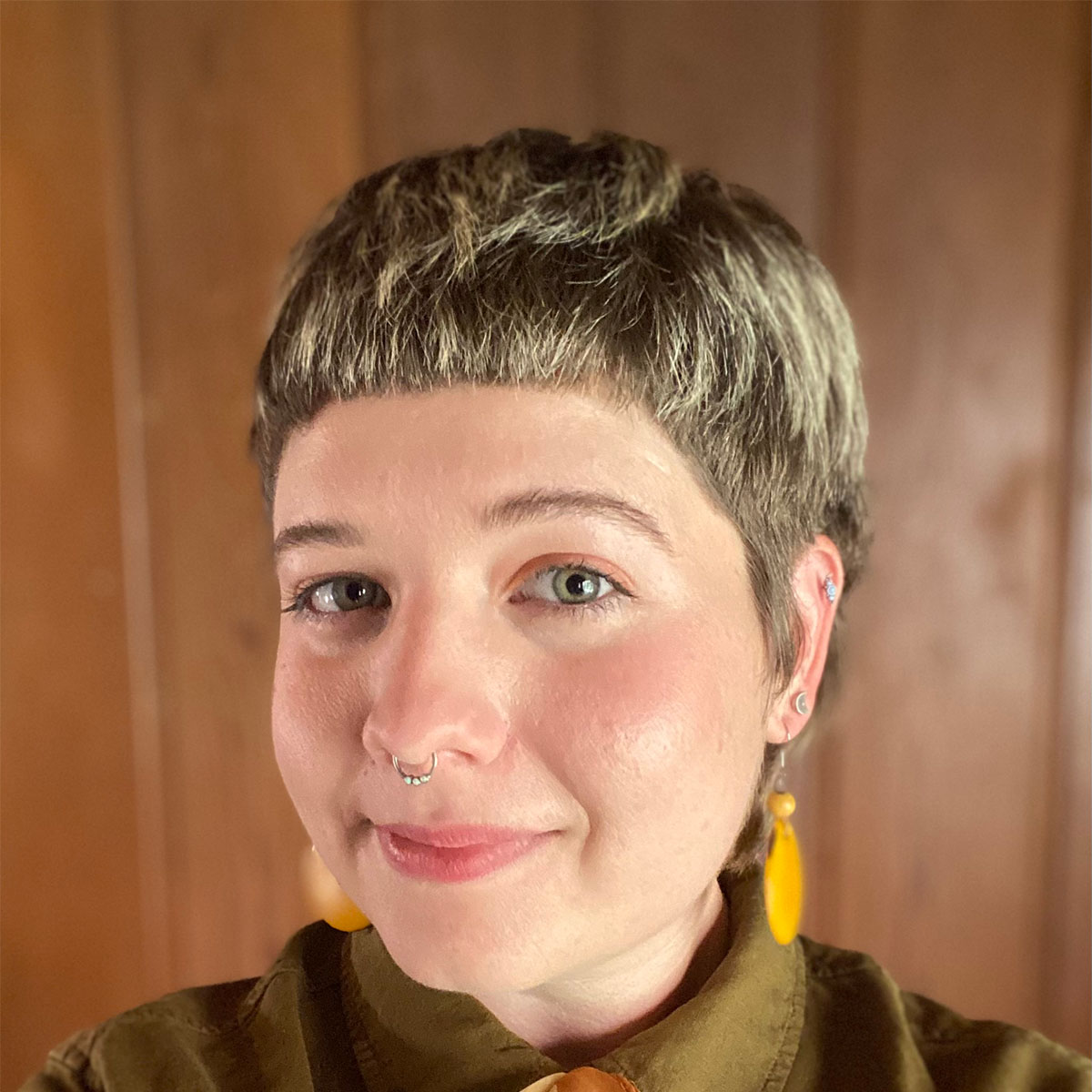 Person smiling at camera
