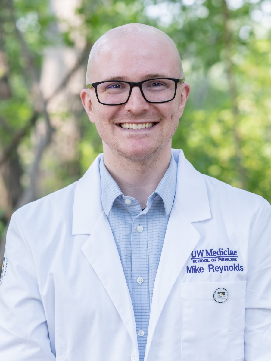 Mike Reynolds, medical student with the WWAMI Medical Education Program.