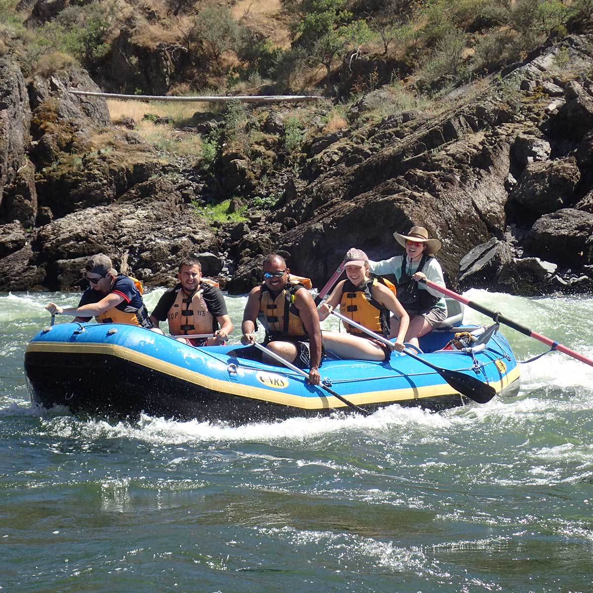 Whitewater action on the Salmon River