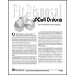 Pit Disposal of Cull Onions