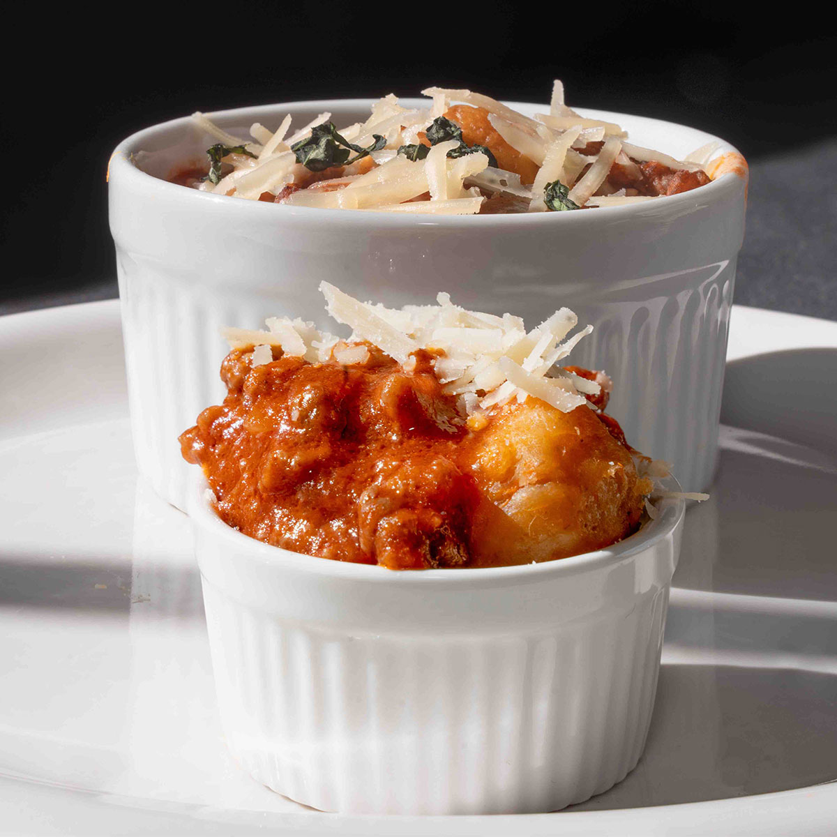 Sweet Potato Dumplings and Pasta Sauce