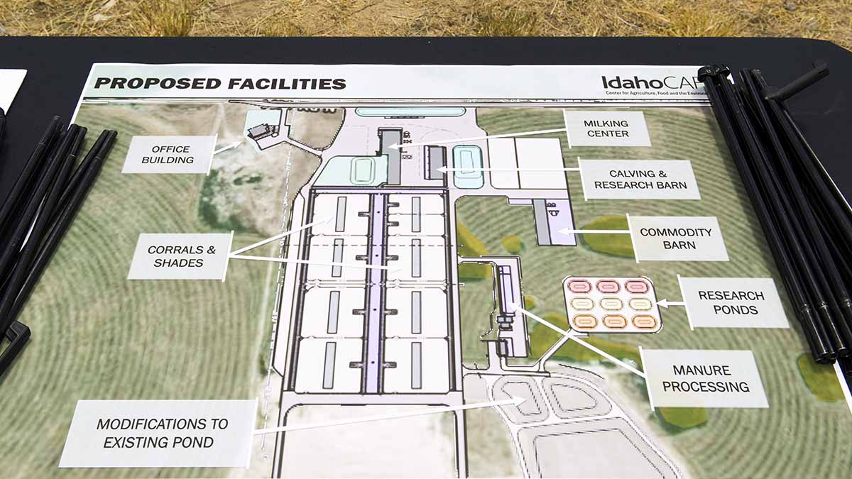 Rendering of facilities to be built onsite.