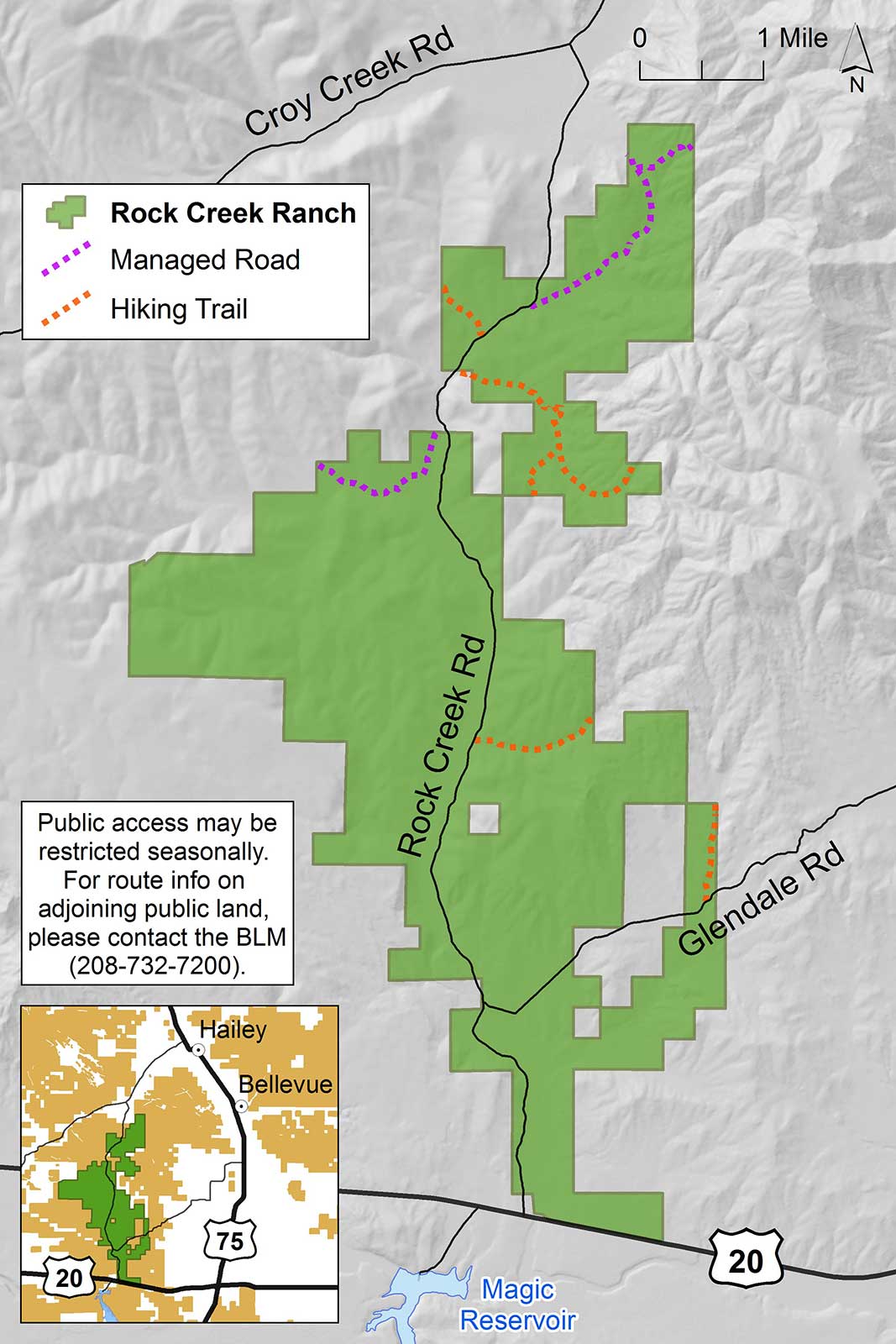 Rock Creek Ranch Map